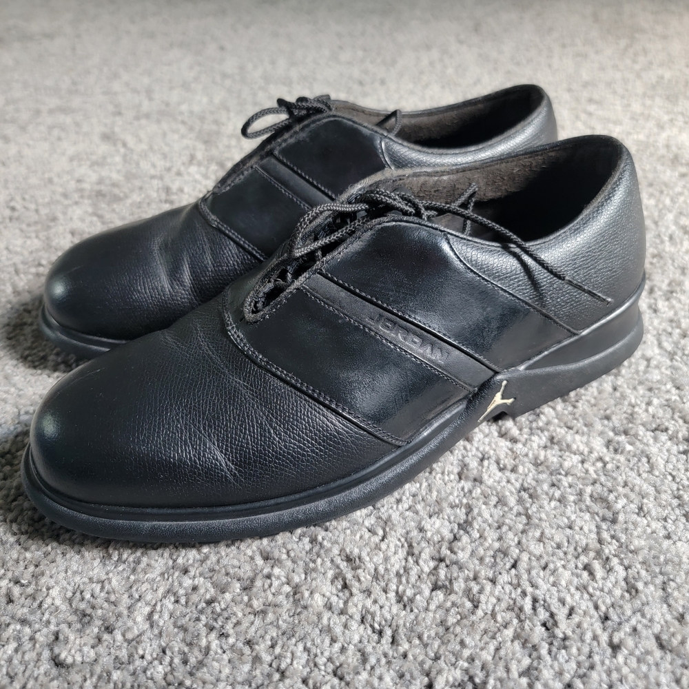 Air Jordan Black golf shoes Par 23 136100-011 -Men's size 10 Outdoor Athleisure